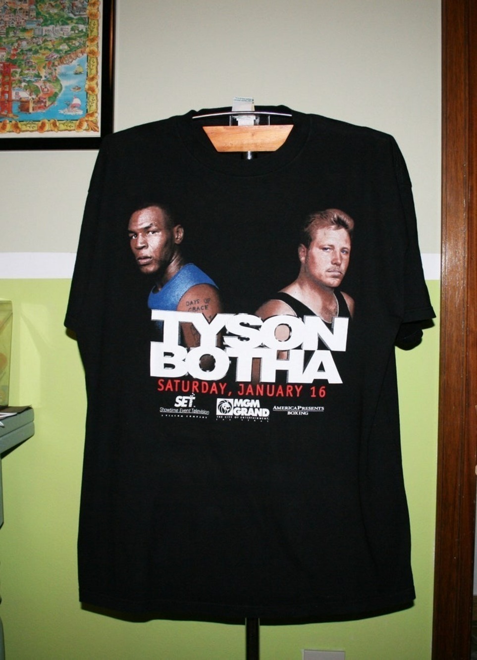 1999 Mike Is Back Tyson Vs Botha Fight Shirt